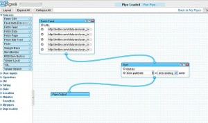 Screenshot Yahoo Pipes
